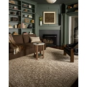 Loloi Newman Dark Taupe / Natural 18" x 18" Sample Rug