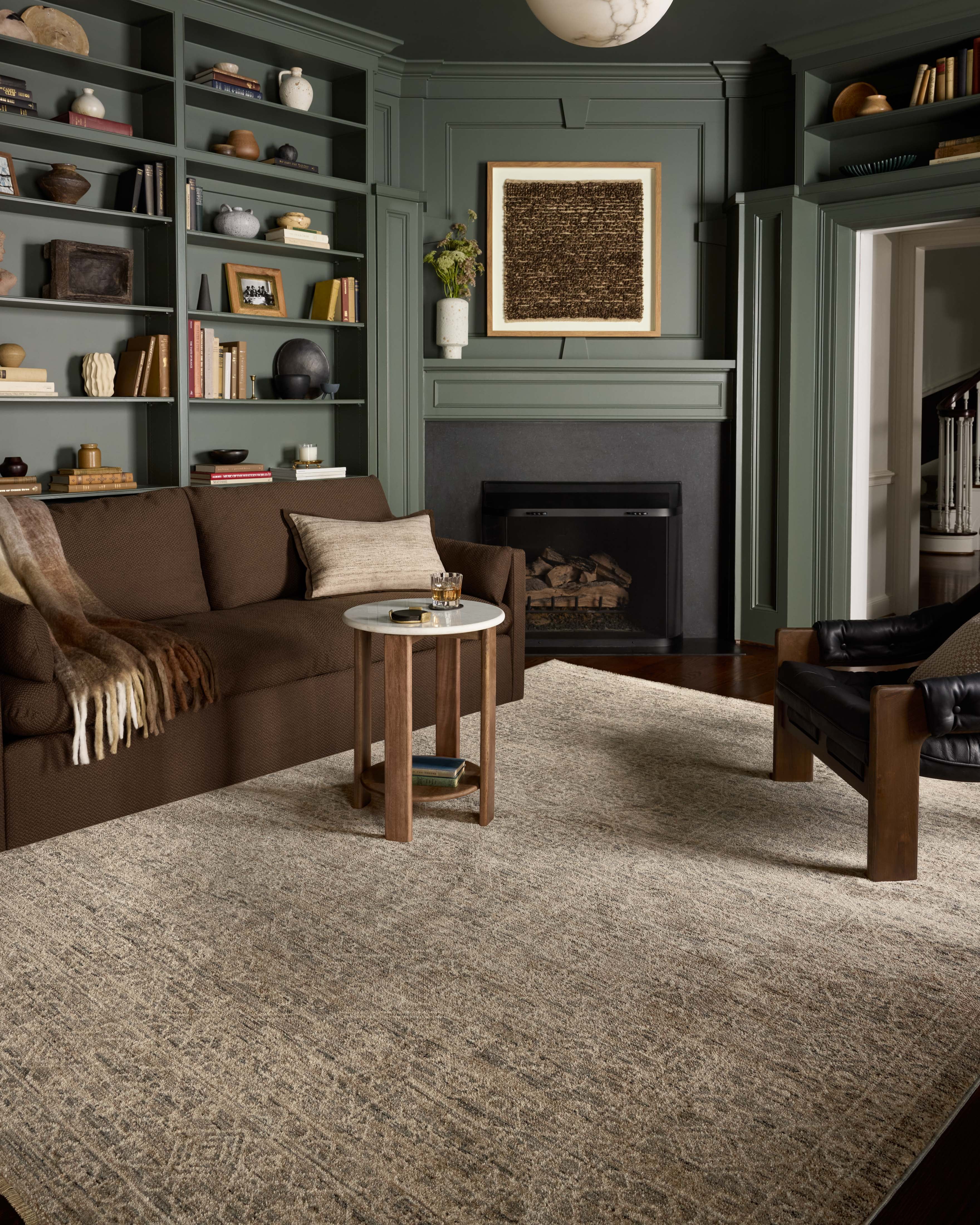 Loloi Newman Slate / Natural 3'-11" x 5'-7" Area Rug