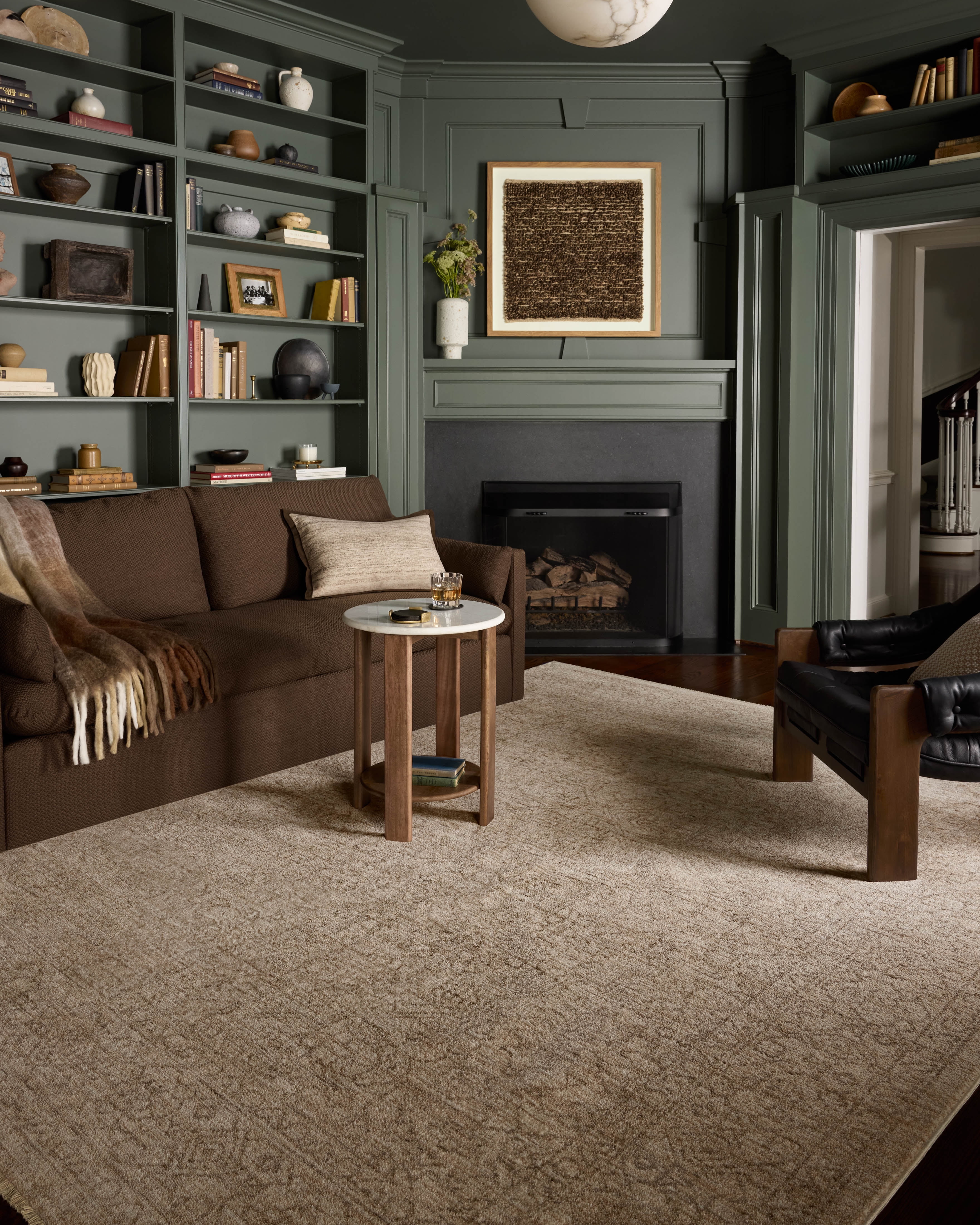 Loloi Newman Taupe / Bone 6'-7" x 9'-10" Area Rug