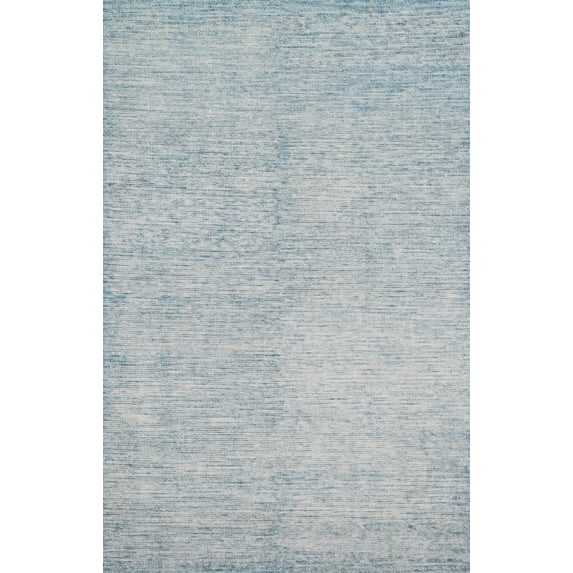 Loloi Rugs SERNSG-01LB002030 2 ft. x 3 ft. Serena Rectangular Shape Hand-Made Area Rug, Light Blue
