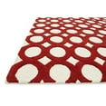 thumbnail image 1 of Loloi Rugs WESNHWS08IVRE7999 Weston Collection Hand Tufted Wool Area Rug, 7-Feet to 9-Inch by 9-Feet to 9-Inch, Ivory/Red, 1 of 2