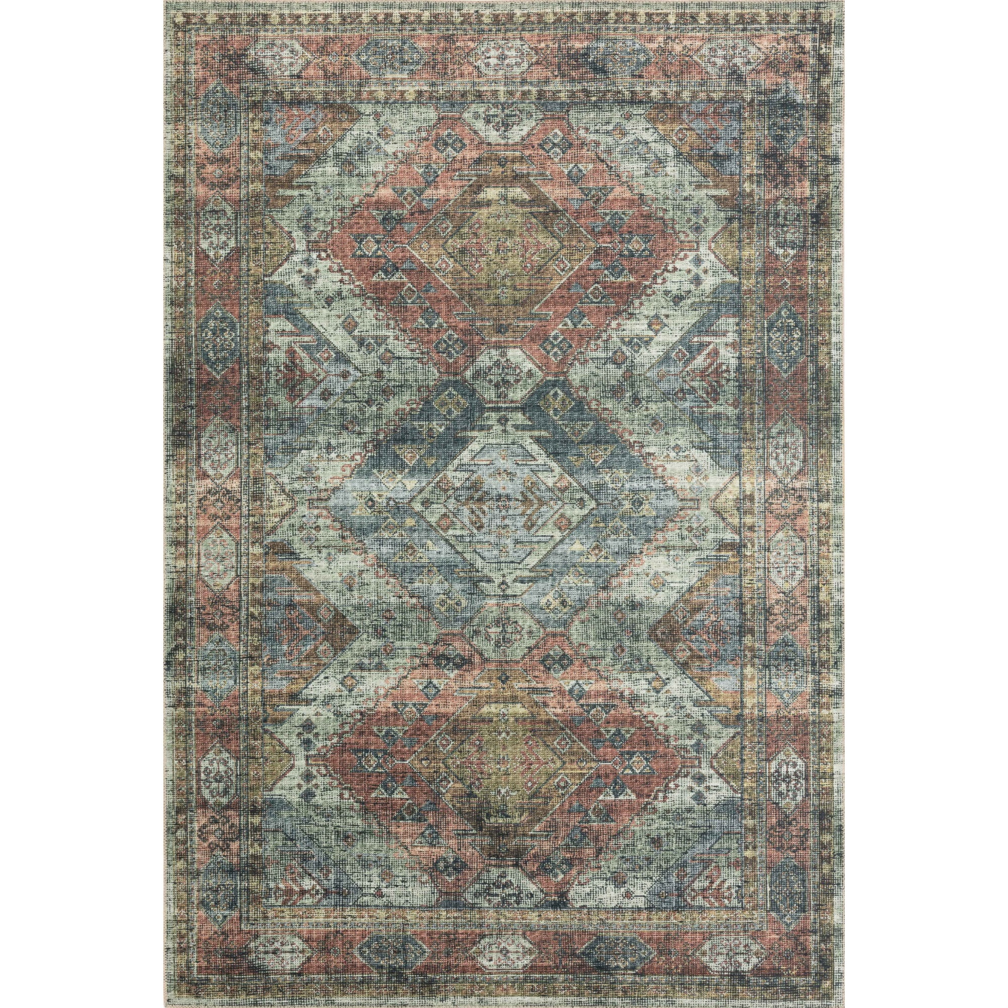 SKY-06 Apricot, Mist 7 x 9 Oval Size Rug