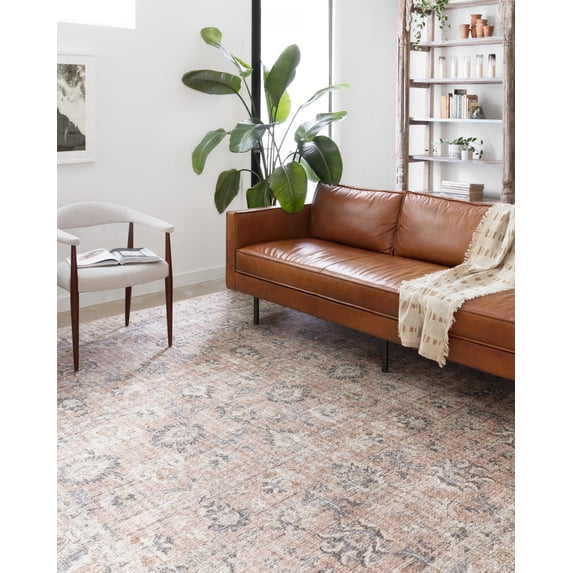 SKY-01 Blush, Grey 2-6" x 10-0" Size Rug