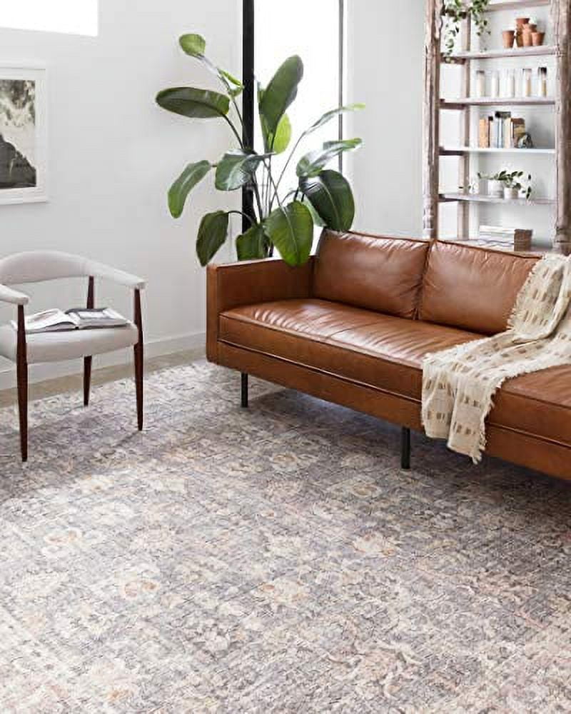 Loloi Skye Grey / Apricot 6'-0" x 9'-0" Area Rug