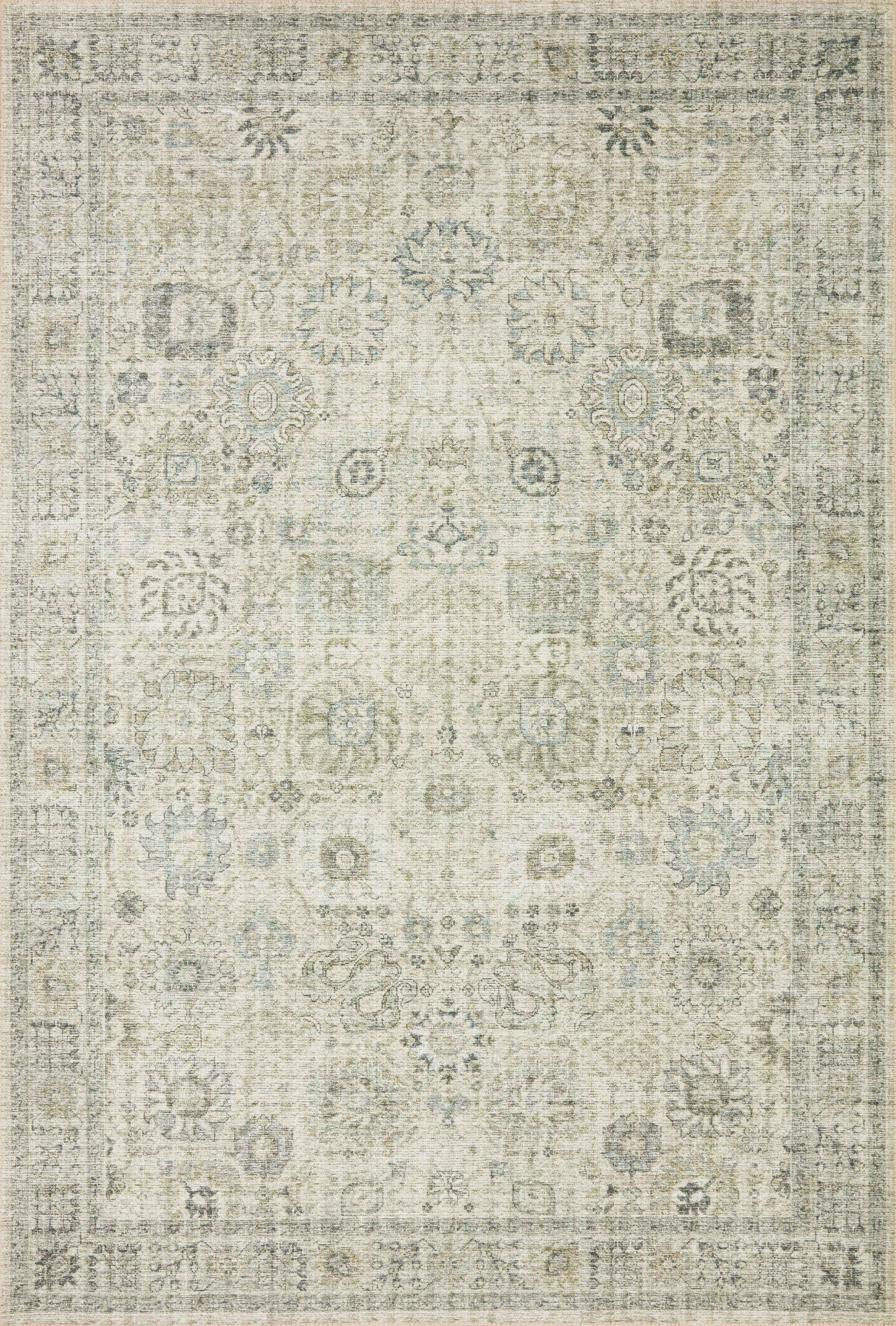 SKY-14 Natural, Sage 8-0" x 8-0" Round Size Rug