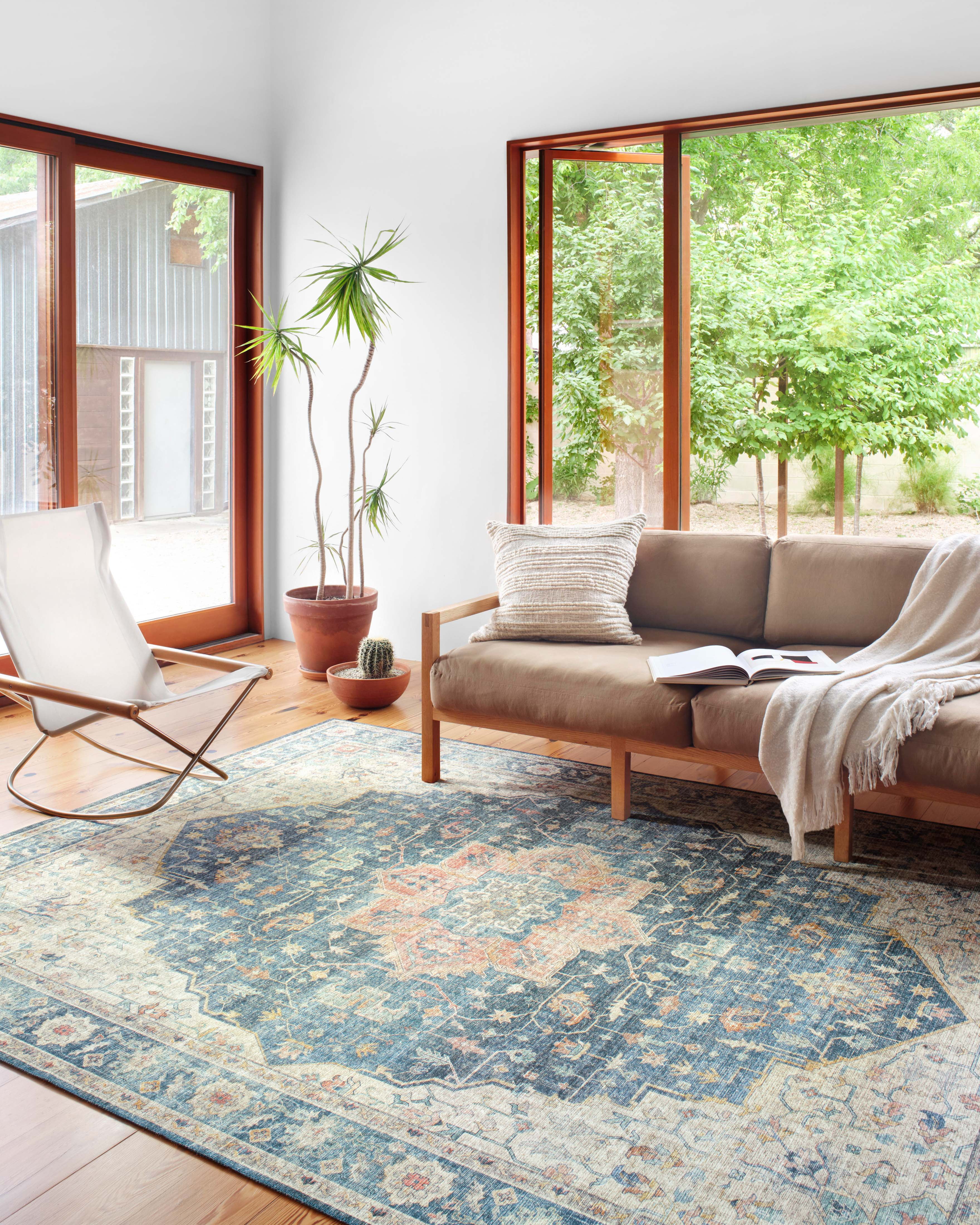 SKY-12 Ocean, Multi 6-0" x 9-0" Size Rug