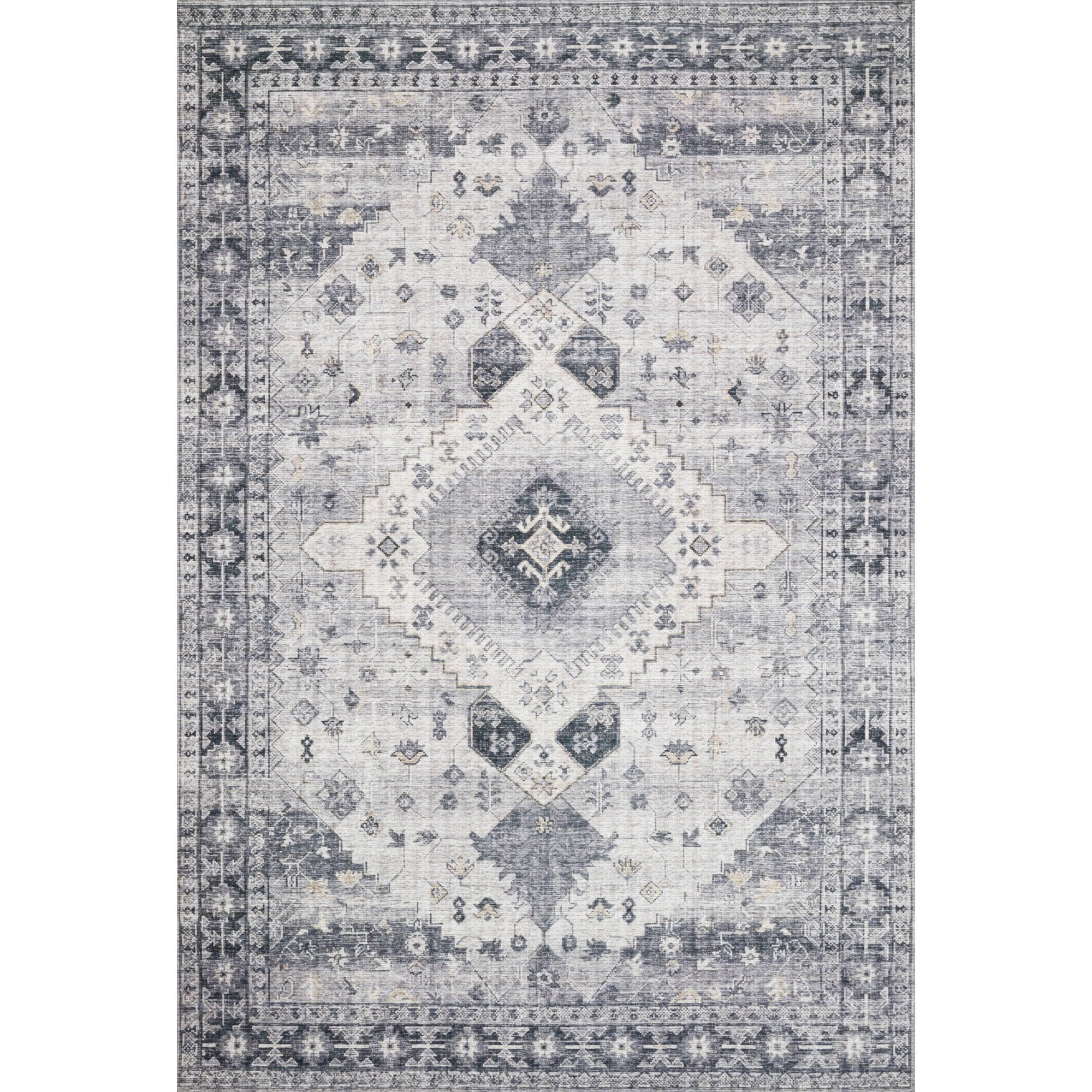 Loloi Skye Silver / Grey 6'-0" x 9'-0" Area Rug