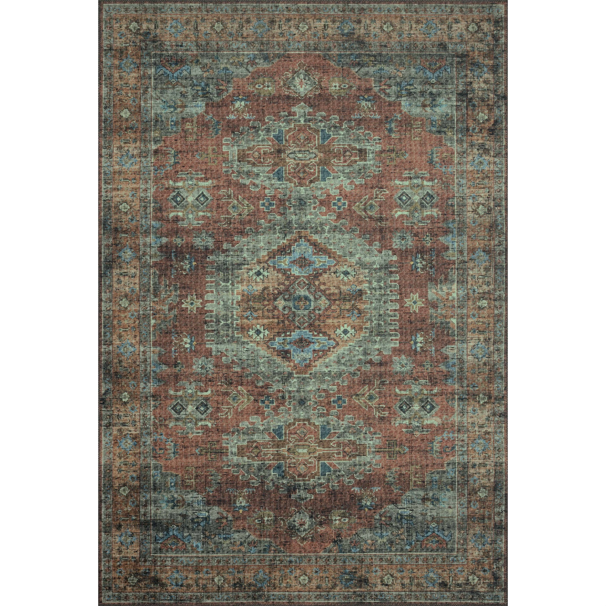 SKY-07 Terracotta, Sky 2-6" x 12-0" Size Rug