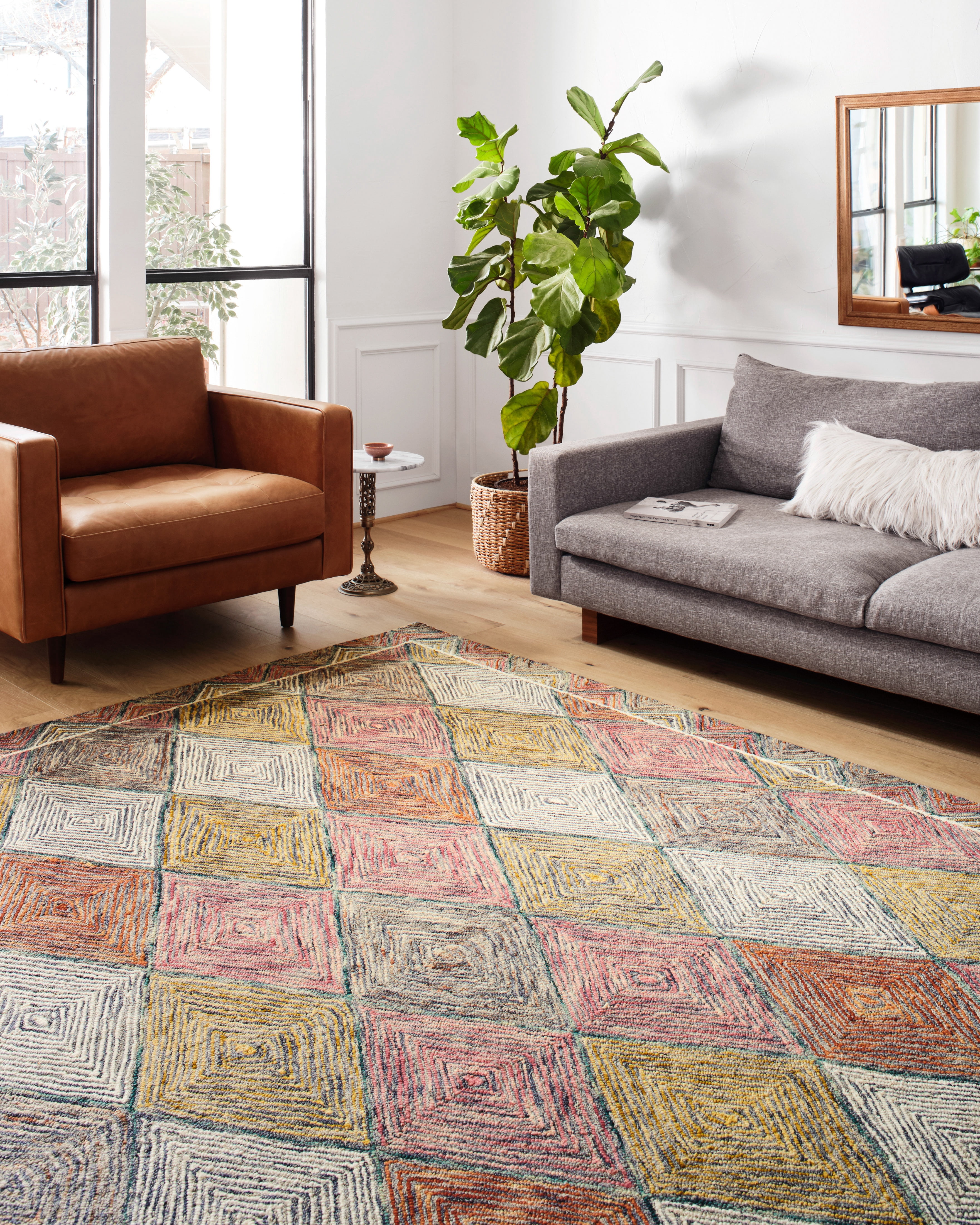 Loloi Spectrum Turquoise / Fiesta 2'-0" x 5'-0" Area Rug