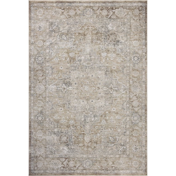 Loloi Tabitha Khaki / Slate 18" x 18" Sample Rug