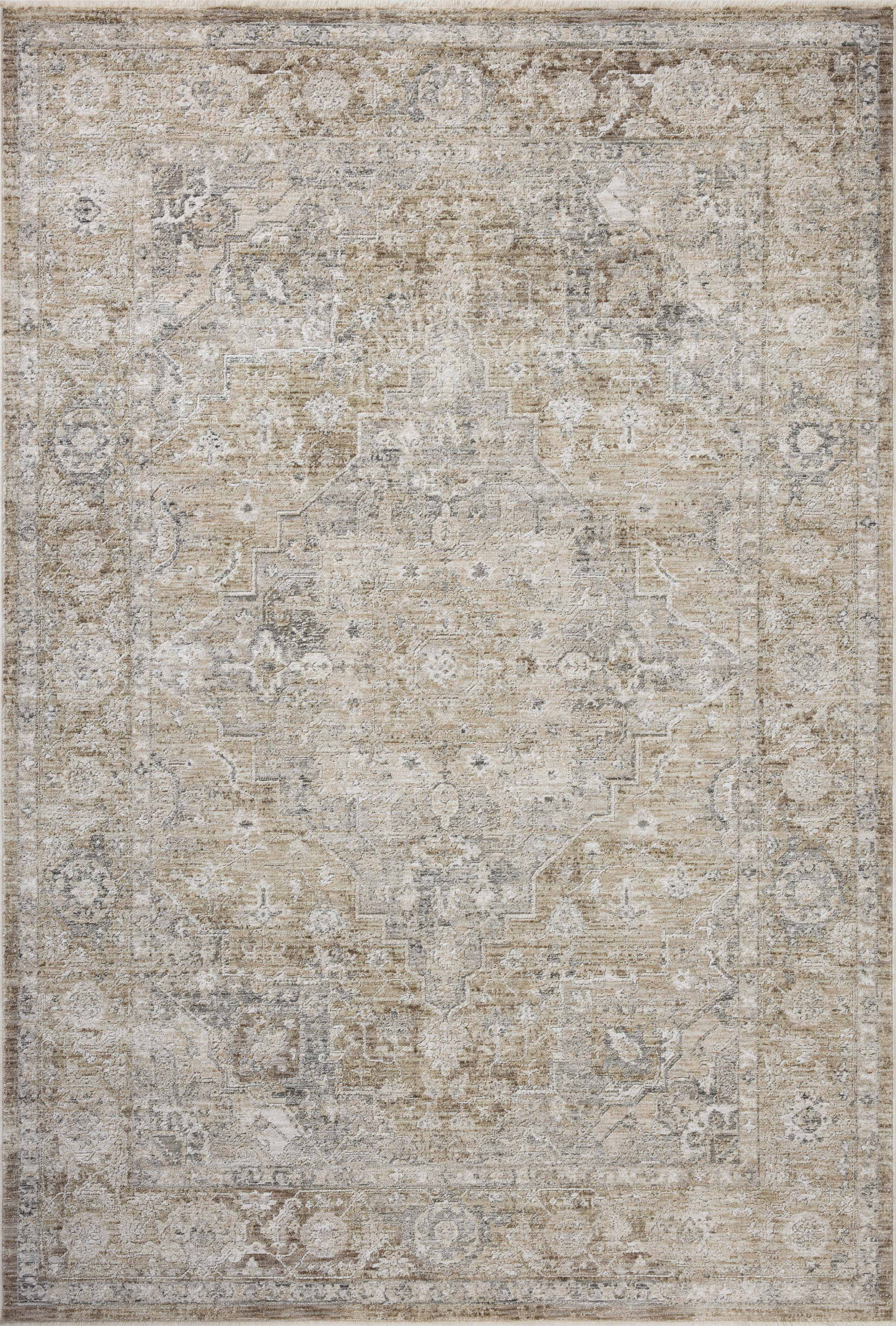 Loloi Tabitha Khaki / Slate 2'-7" x 8'-0" Runner Rug