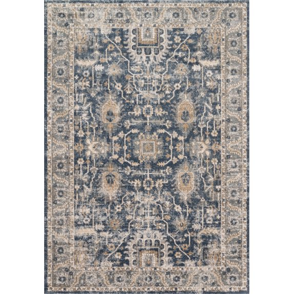 Loloi Teagan Denim / Pebble 6'-7" x 9'-2" Area Rug
