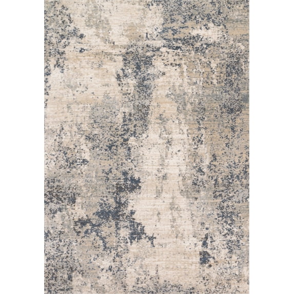 Loloi Teagan Natural / Denim 5'-3" x 7'-6" Area Rug