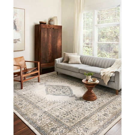 Loloi Teagan Oatmeal / Ivory 11'-6" x 15' Area Rug