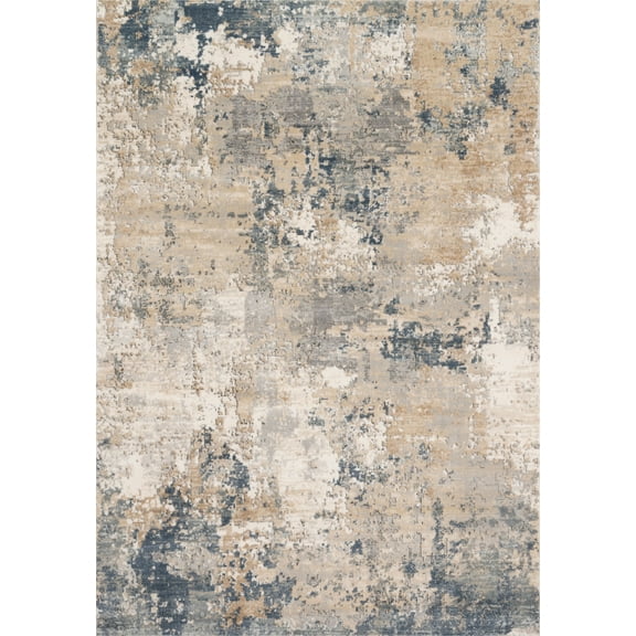 Loloi Teagan Sand / Mist 5'-3" x 7'-6" Area Rug