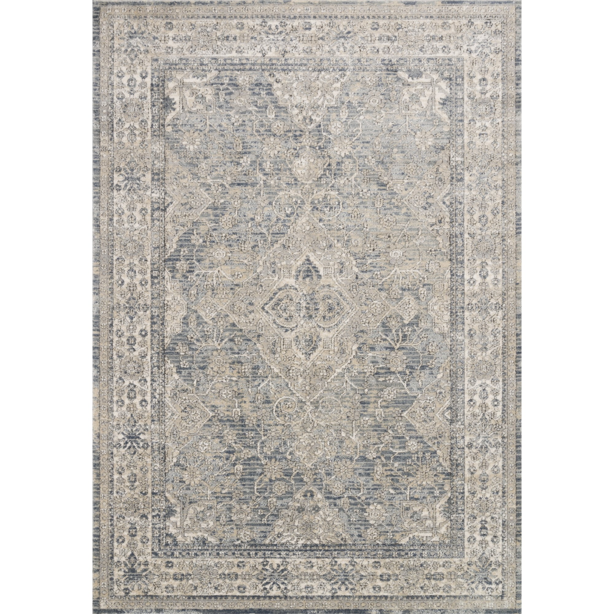 Loloi Teagan Sky / Natural 2'-8" x 13' Runner Rug