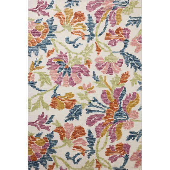 Loloi Tilly Ivory / Multi 8'-6" x 11'-6" Area Rug