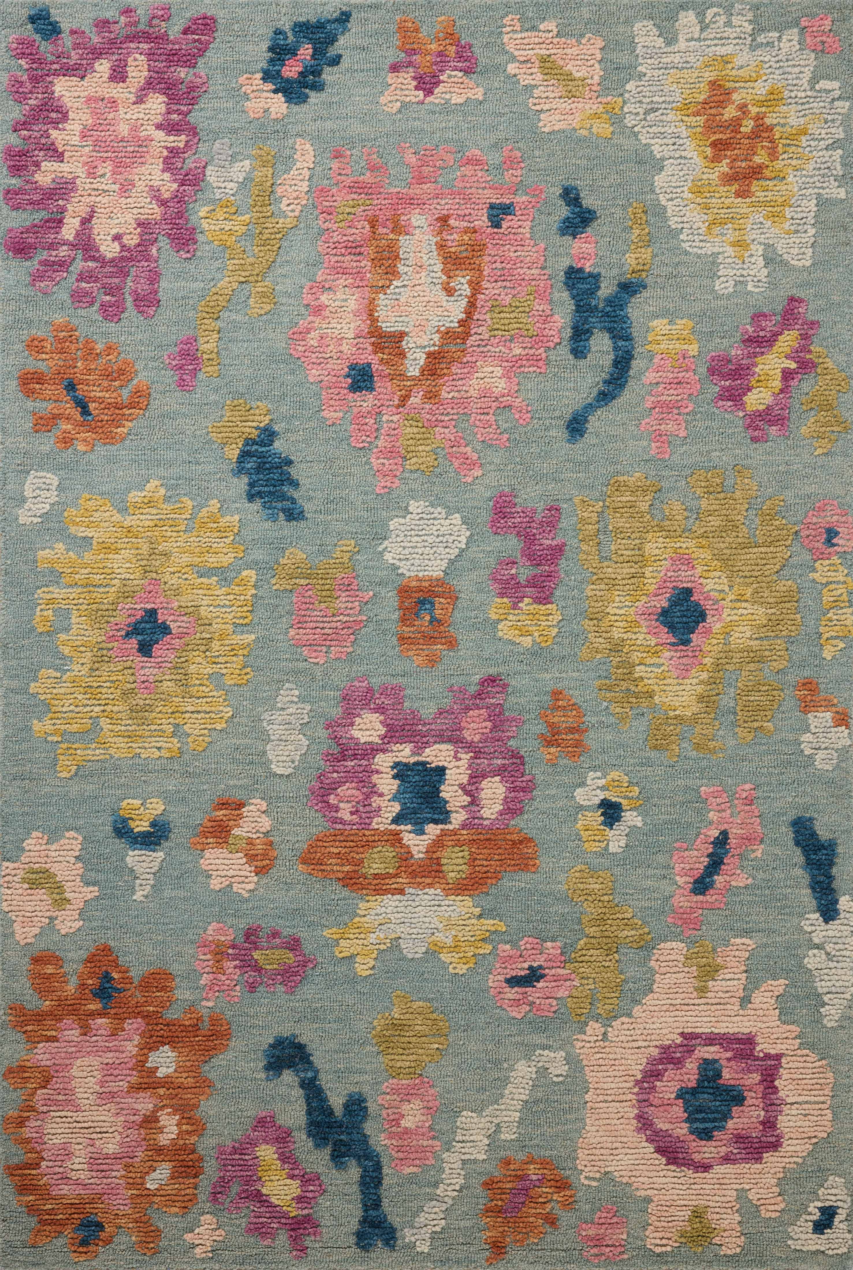 Loloi Tilly Spa / Multi 2'-3" x 3'-9" Accent Rug