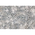 thumbnail image 1 of Loloi Torrance 3'9" x 5'9" Microfiber Rug in Ivory and Indigo, 1 of 2