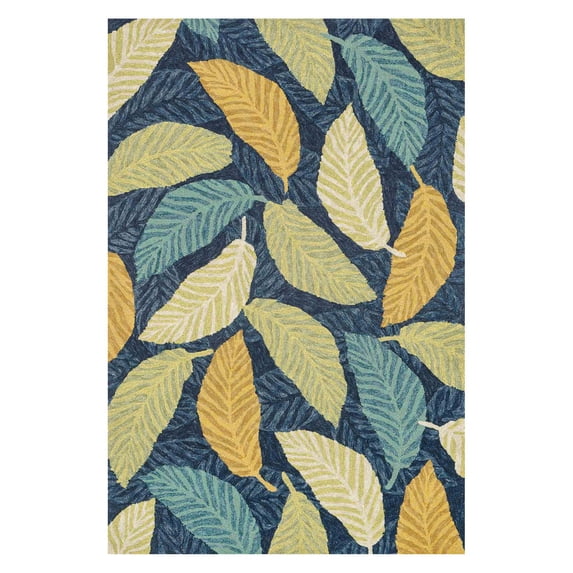 Loloi Tropez TZ-02 Blue, Multi 7'10" Round Rug