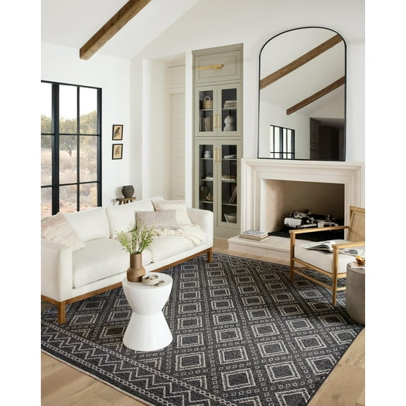 VAN-05 Charcoal, Dove 2-7" x 12-0" Size Rug