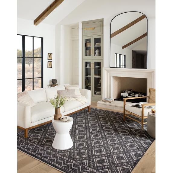 Loloi Vance Charcoal / Dove 2'-7" x 8'-0" Runner Rug