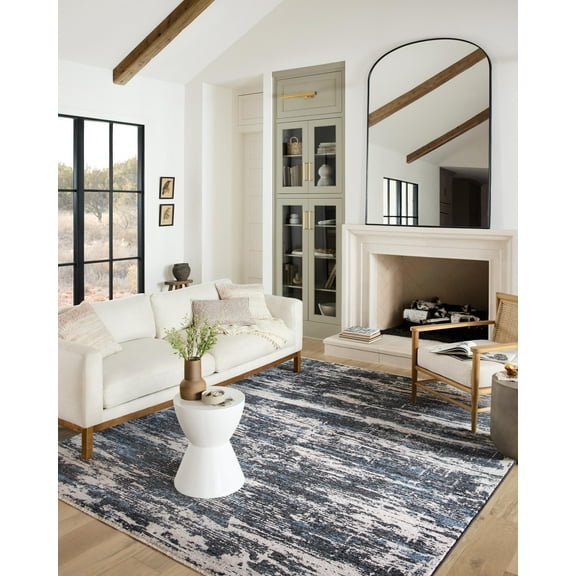 VAN-04 Charcoal, Dove 5-3" x 7-9" Size Rug