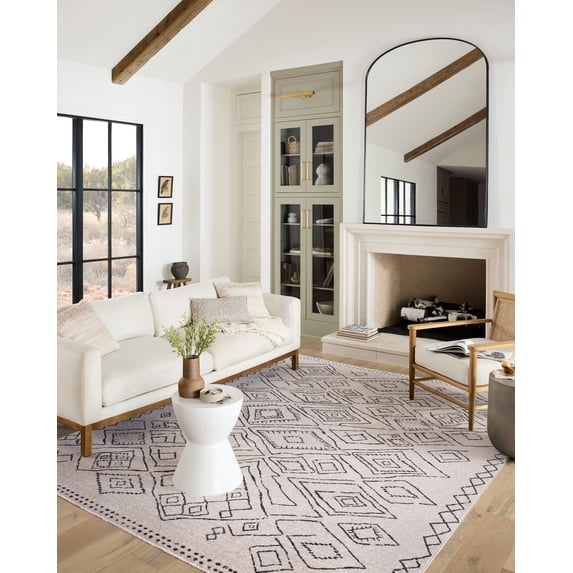 Loloi Vance Dove / Charcoal 2'-7" x 8'-0" Runner Rug
