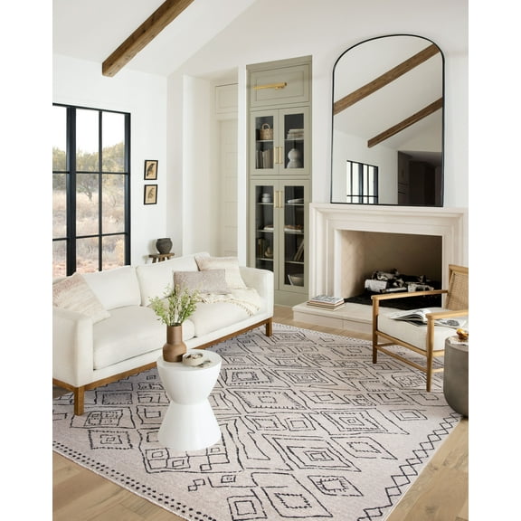 Loloi Vance Dove / Charcoal 9'-6" x 13'-1" Area Rug