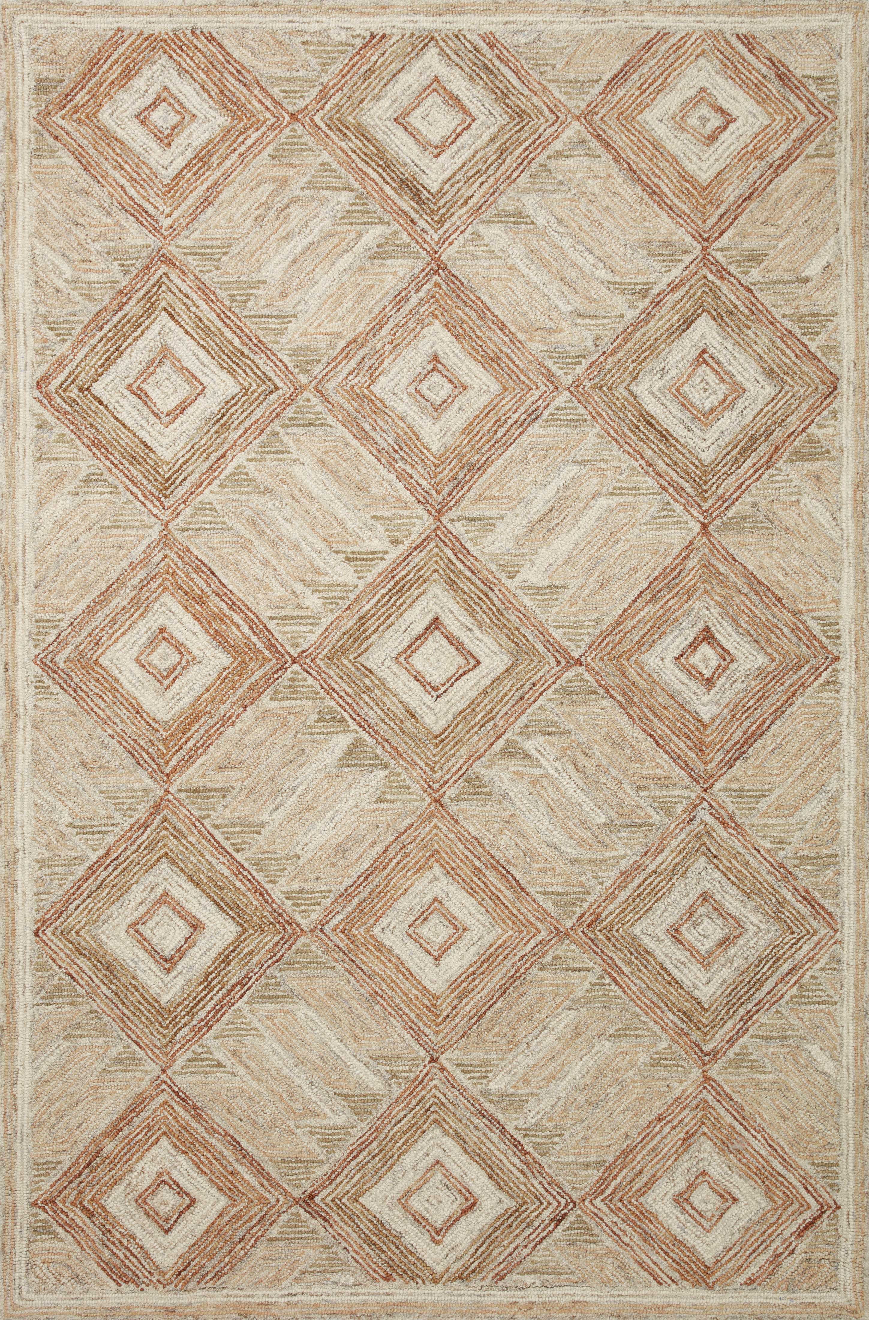 Loloi Varena Sand / clay 5'-0" x 7'-6" Area Rug