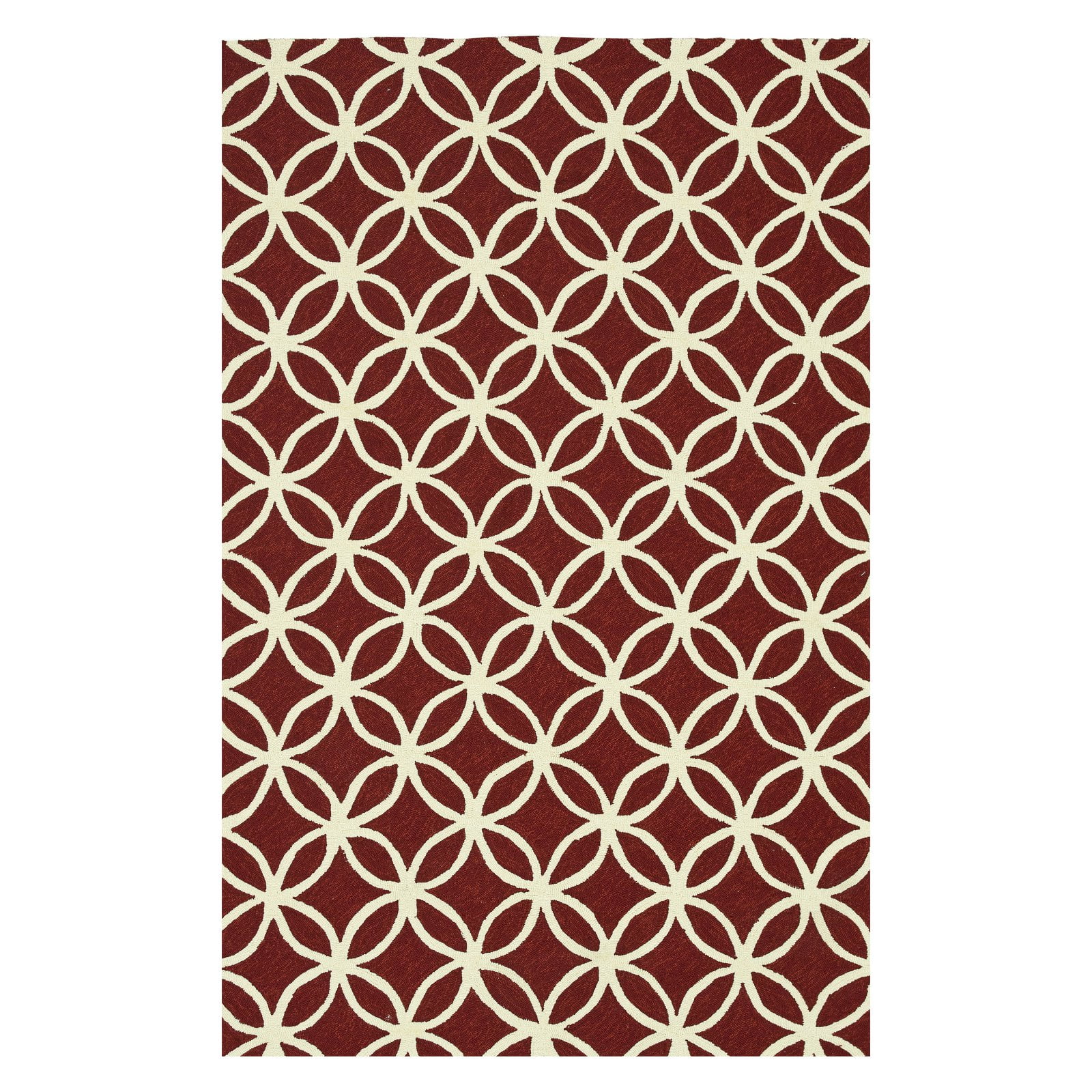 Loloi Venice Beach Indoor/Outdoor Area Rug - Red / Ivory - Walmart.com