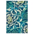 thumbnail image 1 of Loloi Ventura 3'6" x 5'6" Hand Hooked Rug in Aqua, 1 of 2
