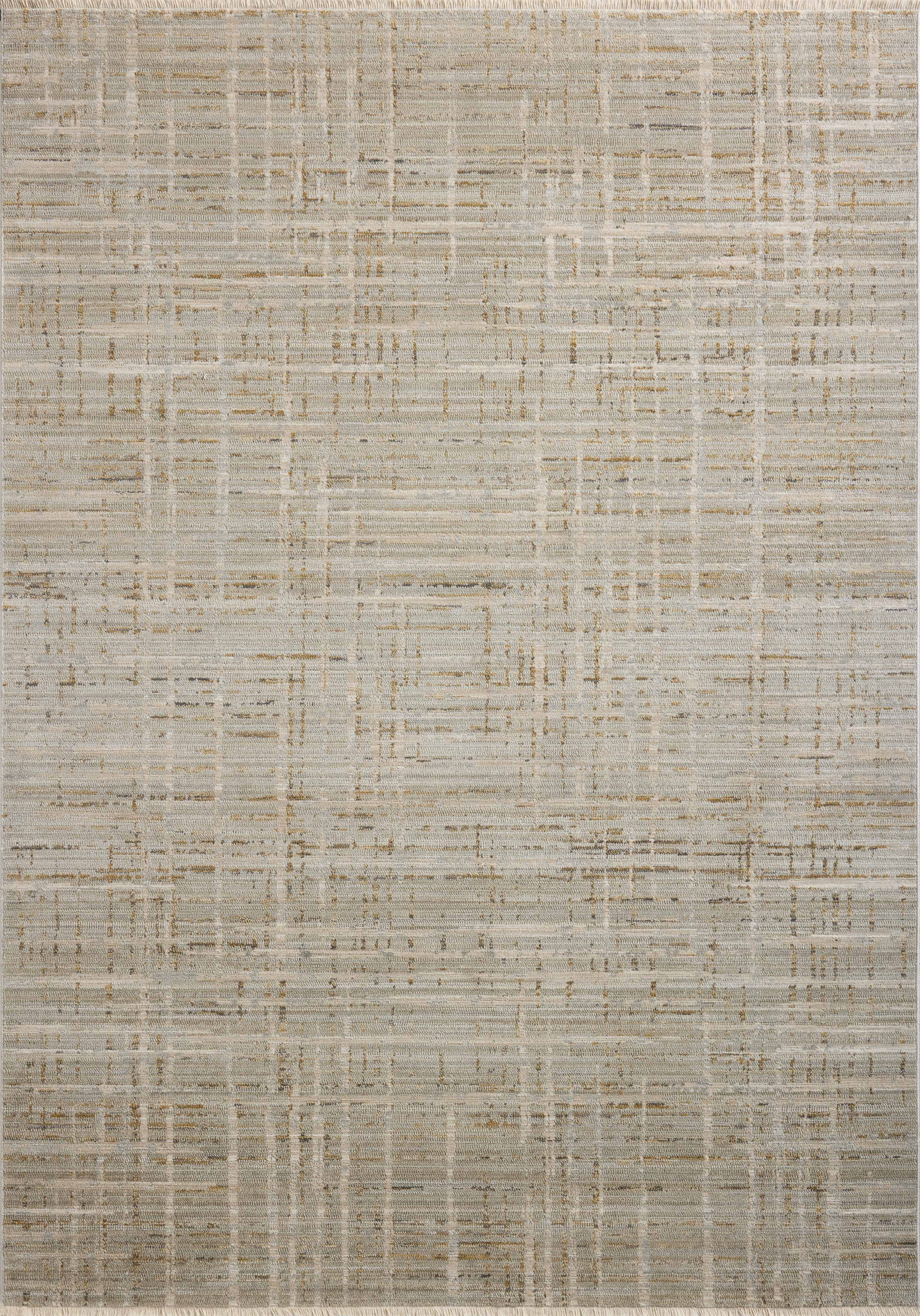 Loloi Wade Mist / Gold 18" x 18" Sample Rug