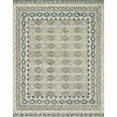 thumbnail image 1 of Loloi x Justina Blakeney Priti PRT-02 Contemporary Hooked 5' Round Rug in Grey and Lagoon (PRITPRT-02GYLJ500R), 1 of 1