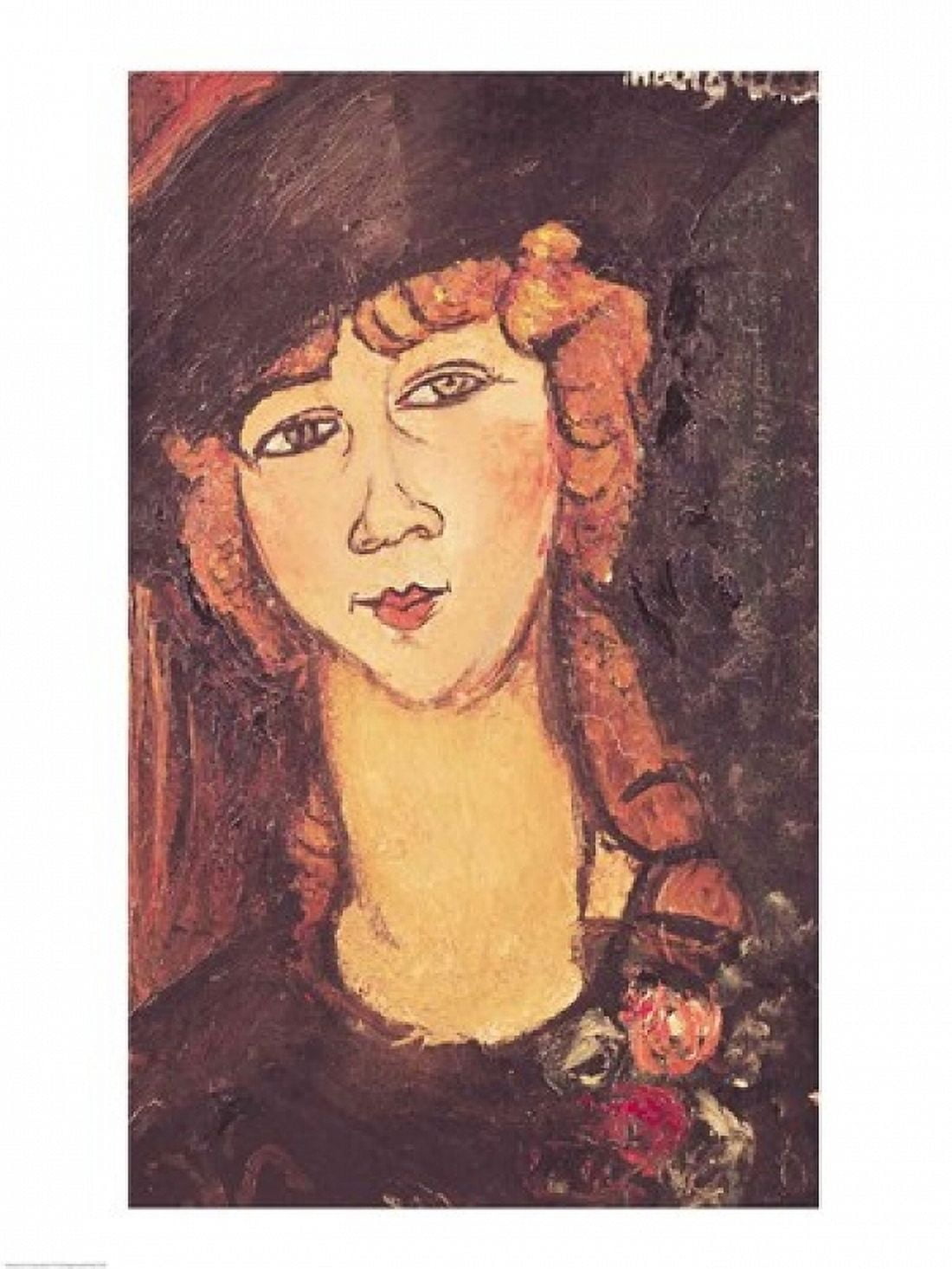 Lolotte 1917 Canvas Art - Amedeo Modigliani (24 x 36)