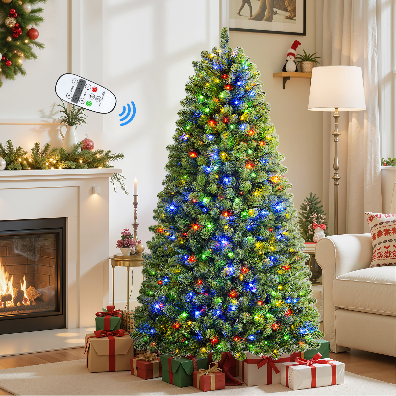 Lolsea 7ft Prelit Premium Artificial Classic Spruce Christmas Tree With Remote Control: Quick Guide for Smart Shoppers