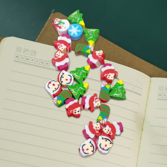 Lolynie Animal Shaped Eraser Set - Mini Cartoon Classroom Rewards, Elementary Fun