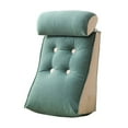 thumbnail image 1 of Lolynie Bed Rest Pillow With Attached Head Support - Soft Back Cushion For Headboard, 1 of 8