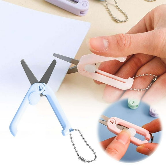 Lolynie Foldable Mini Craft Scissors - Creative Portable Cutting Tool With Cute Compact Design For Daily Use