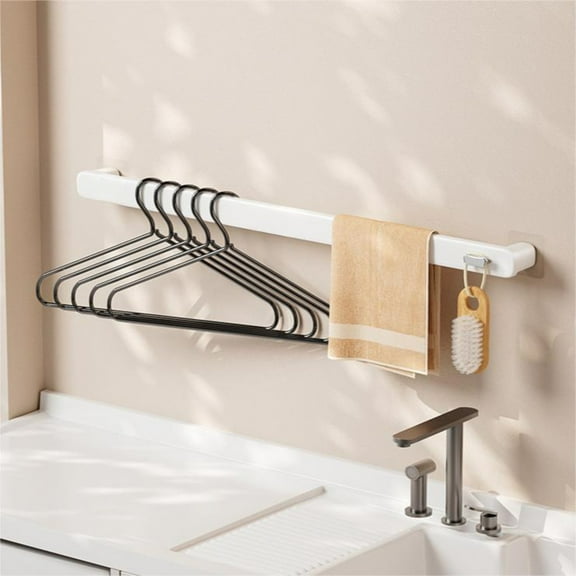 Lolynie Household Bath Towel Rack Bathroom Storage Slippers Rack Toilet Toilet Wall Mounted Storage Rack Bathroom Towel Rack