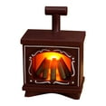 thumbnail image 1 of Lolynie Miniature Luminous Fireplace Lights - Led Dollhouse Furniture Ornament In Black/Red/White, Home Decor, 1 of 1