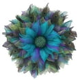 thumbnail image 1 of Lolynie Peacocks Wreath Home Decoration Holiday Decoration Wreath Rattan, 1 of 5