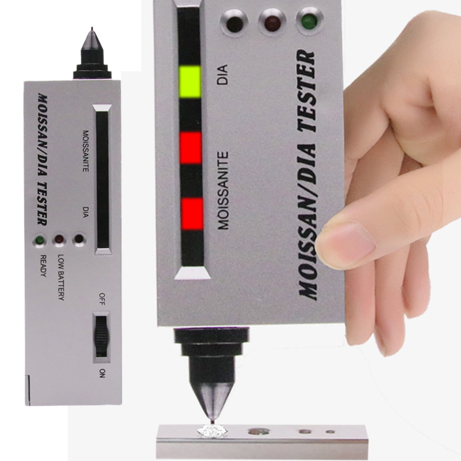 Lolynie Portable Jewelry Testing Tool, High Accuracy, For Gold Silver And More, Easy To Use, For Beginners And Experts, Compact Design