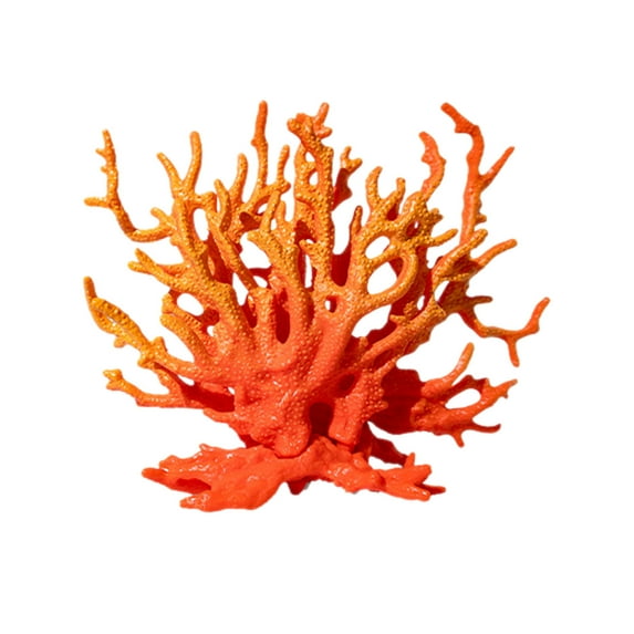 Lolynie Realistic Aquarium Coral Decor - Plastic Reef Ornament For Fish Tank Underwater Scene
