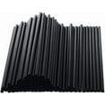 thumbnail image 1 of Lolynie Reusable 100 Count Drinking Black - 7Mm Diameter Reusable Straws For Beverages, 1 of 7