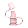 thumbnail image 1 of Lolynie No Spill Silicone Bottle Topper Spout Water Bottle Spout Adapter For Kids Babies & Adults & Leak Proof Reusable & Easy To Use Protects Kids Mouth, 1 of 8