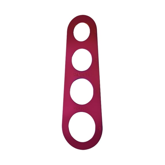 Lolynie Stainless Steel Spaghetti Measuring Tool, Pasta Ruler With 4 Serving Sizes