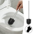 thumbnail image 1 of Lolynie Stainless Steel Toilet Brush - Bathroom Cleaning Tool With Plastic Handle, Scrubbing Hygiene Essential, 1 of 6