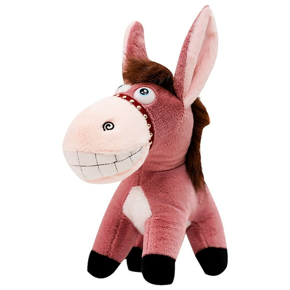 Lolynie Toddler Toys Funny Cartoon Teething Donkey Plush Toys Are Suitable As Birthday Gifts For Friends And Classmates