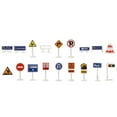 Lolynie Toddler Toys With Traffic Sign Road Map Building Mat Kids